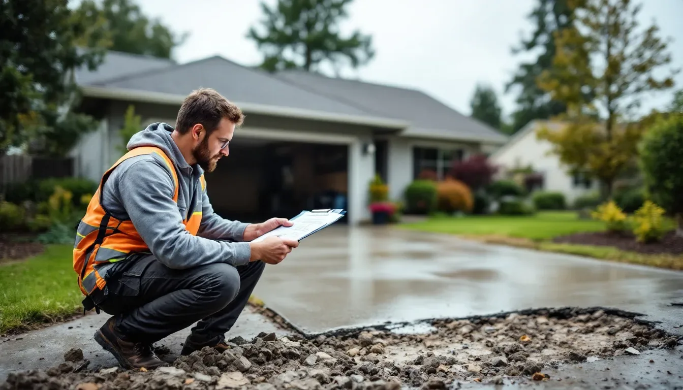 Concrete Repair inspection in Ann Arbor